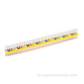 Conector de clavija de 2,54 mm, fila doble, recto, 80P